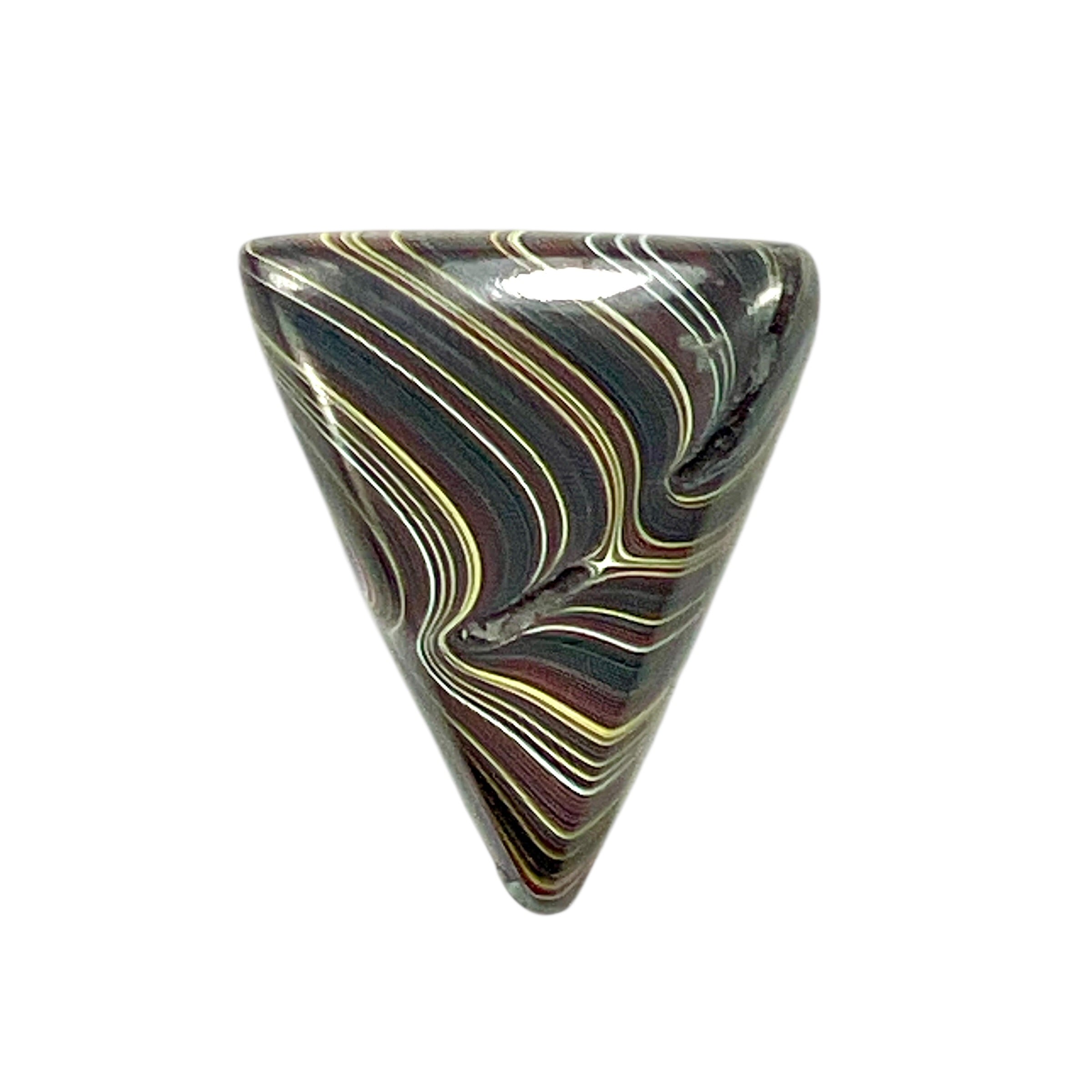 DVH Corvette Fordite Cabochon Bowling Green Ass. Car Paint Cab 16x13x3mm (6358) - DVHdesigns