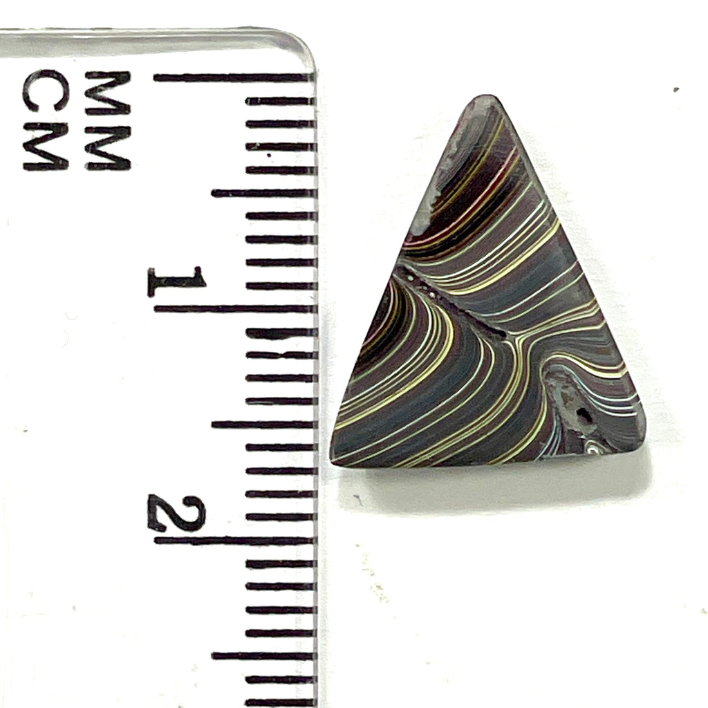 DVH Corvette Fordite Cabochon Bowling Green Ass. Car Paint Cab 16x13x3mm (6358) - DVHdesigns