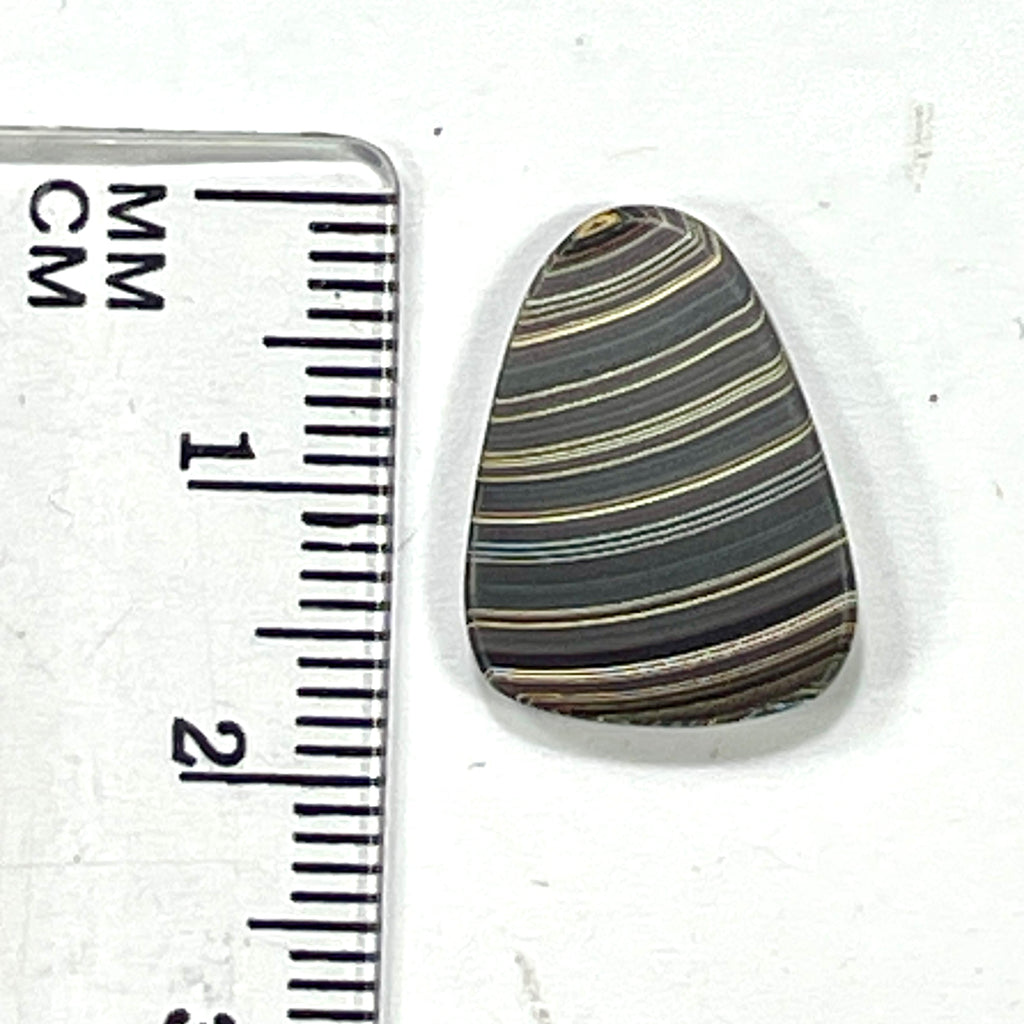 DVH Corvette Fordite Cabochon Bowling Green Ass. Car Paint Cab 18x13x3mm (6360) - DVHdesigns