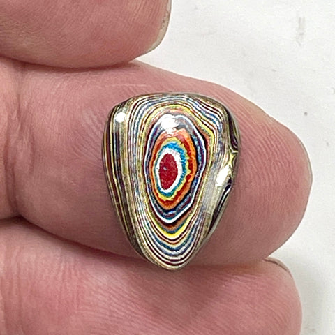 DVH Corvette Fordite Cabochon Bowling Green Ass. Car Paint Cab 17x13x4mm (6361) - DVHdesigns