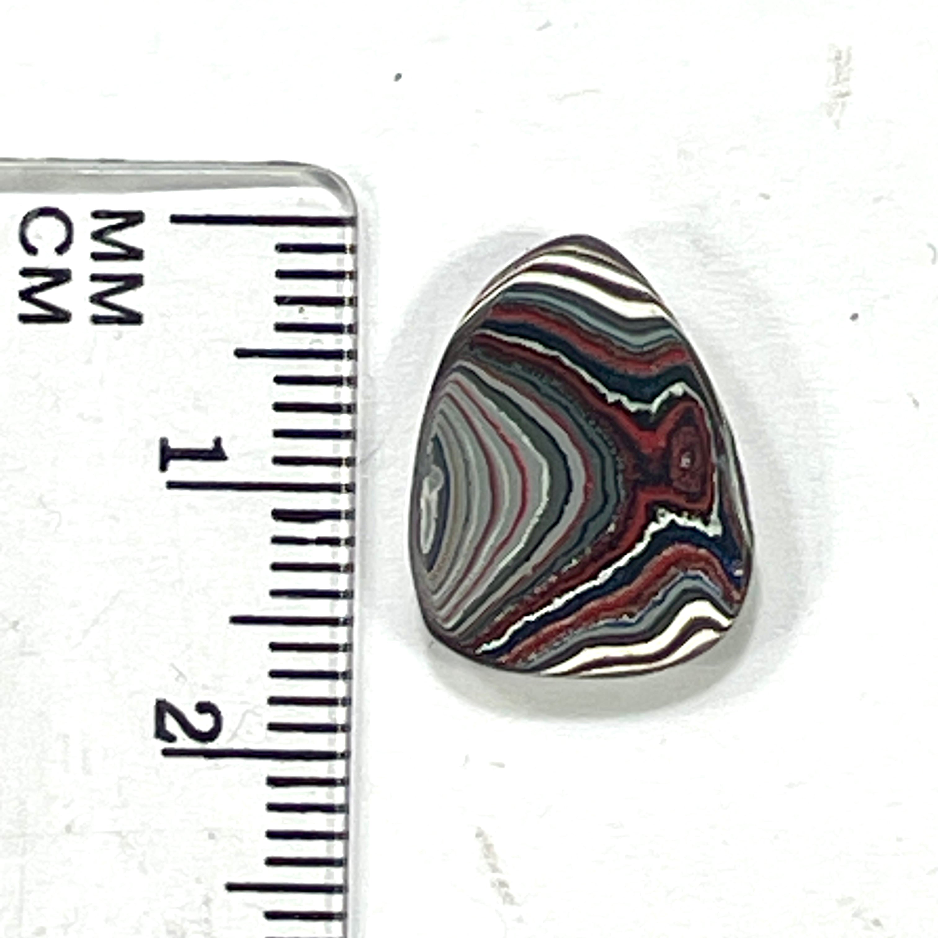 DVH Corvette Fordite Cabochon Bowling Green Ass. Car Paint Cab 17x13x4mm (6361) - DVHdesigns