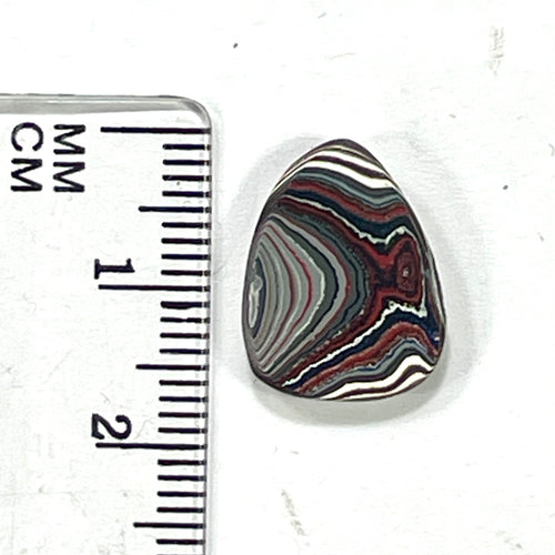 DVH Corvette Fordite Cabochon Bowling Green Ass. Car Paint Cab 17x13x4mm (6361) - DVHdesigns