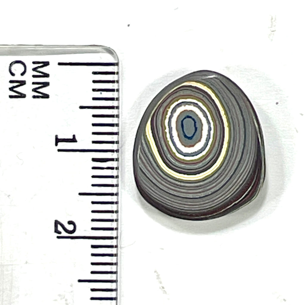 DVH Corvette Fordite Cabochon Bowling Green Ass. Car Paint Cab 17x15x4mm (6362) - DVHdesigns