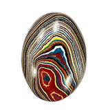 DVH Chatoyant Corvette Fordite Cabochon Bowling Green Ass. 30x22x7mm (6369) - DVHdesigns