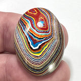 DVH Chatoyant Corvette Fordite Cabochon Bowling Green Ass. 30x22x7mm (6369) - DVHdesigns