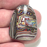 DVH Chatoyant Corvette Fordite Cabochon Bowling Green Ass. 33x26x6mm (6370) - DVHdesigns