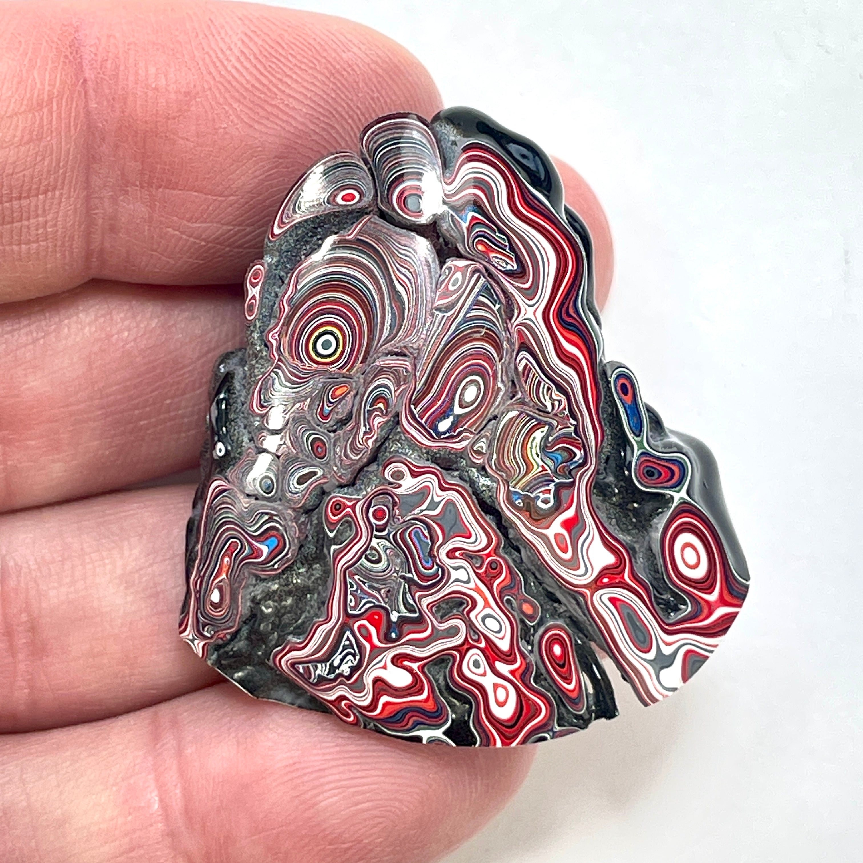 DVH 13g Corvette Fordite Polished Face Specimen Bowling Green KY Ass. (6552) - DVHdesigns