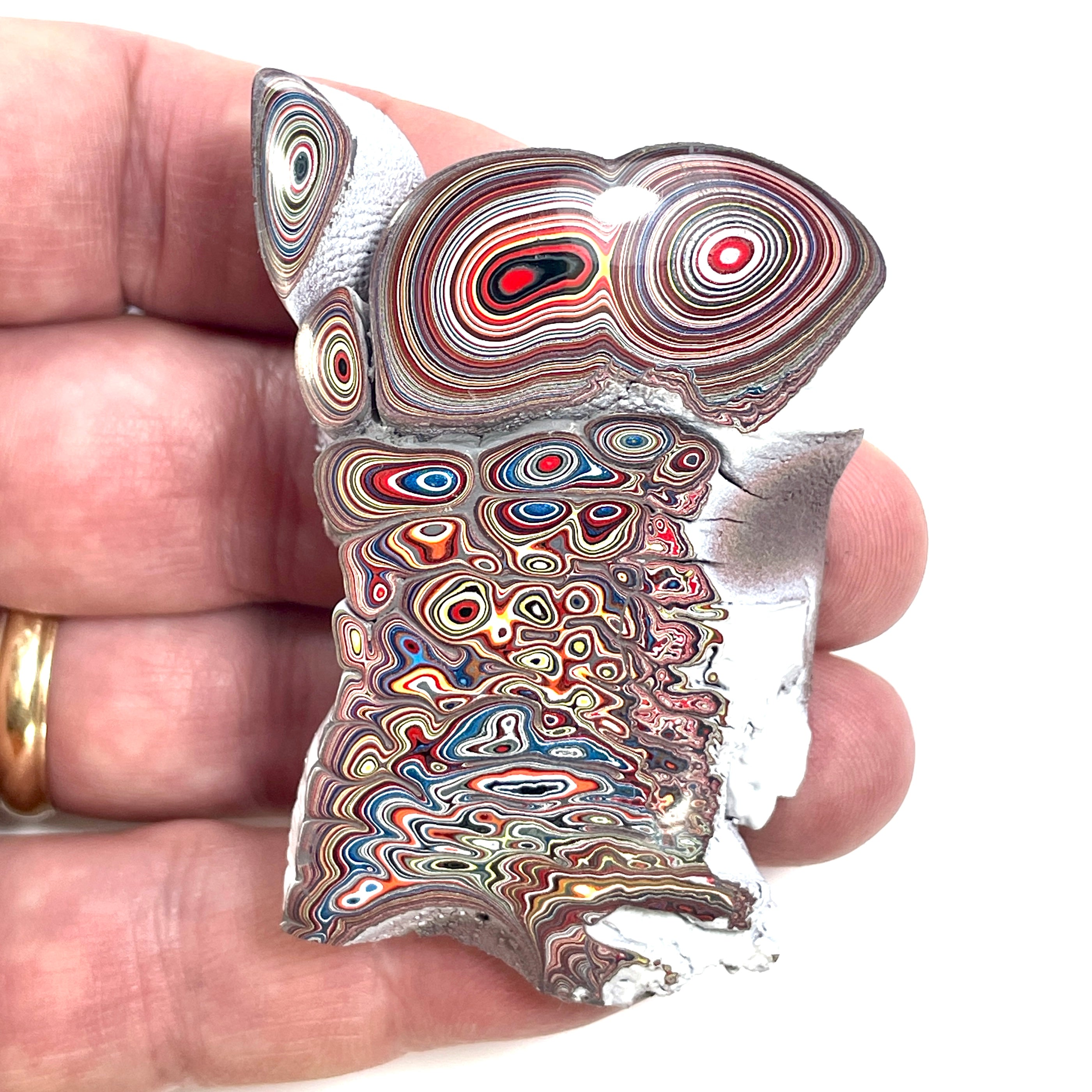 DVH 33g Corvette Fordite Polished Face Specimen Bowling Green KY Ass. (6553) - DVHdesigns