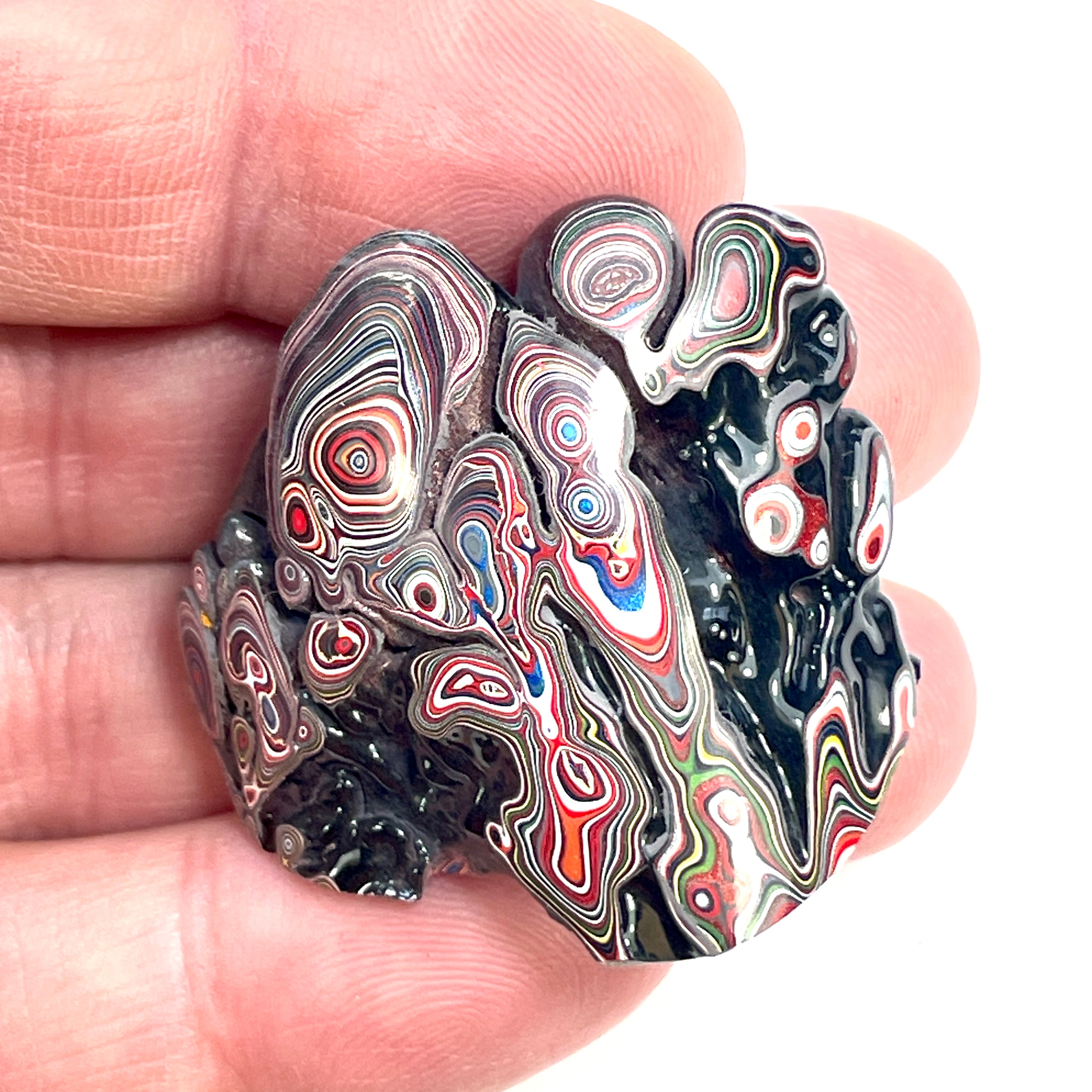 DVH 14g Corvette Fordite Polished Face Specimen Bowling Green KY Ass. (6557) - DVHdesigns