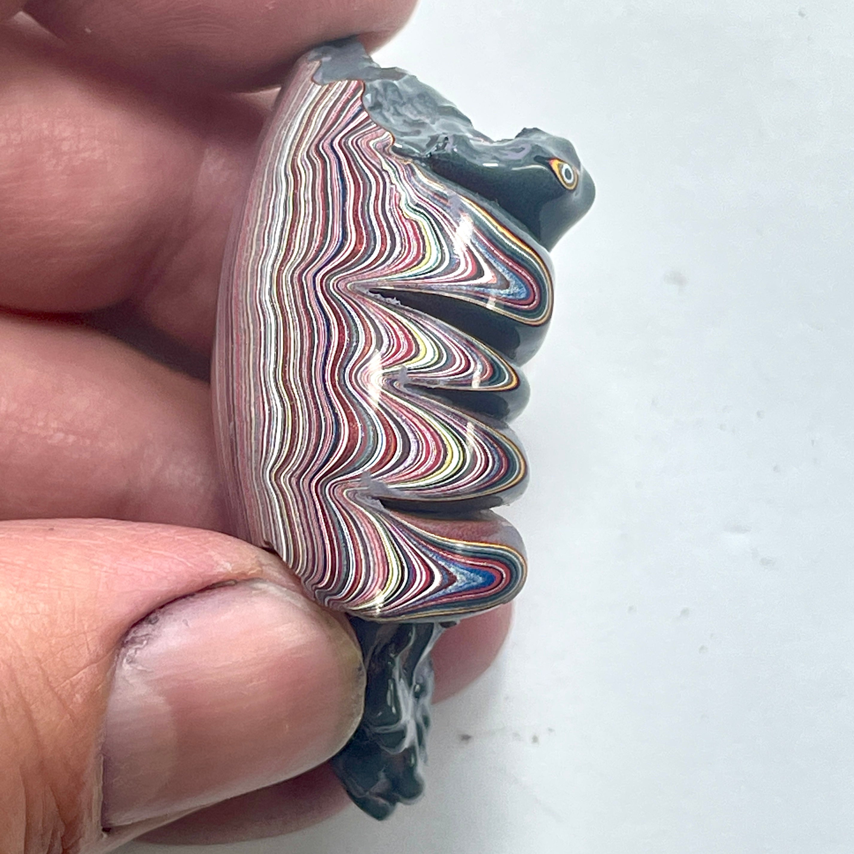 DVH 16g Corvette Fordite Polished Face Specimen Bowling Green KY Ass. (6581) - DVHdesigns
