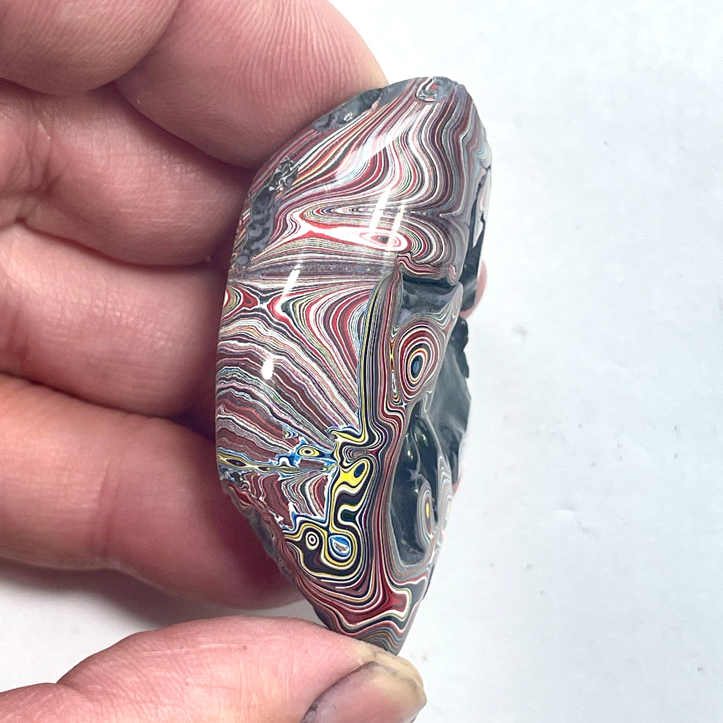 DVH 15g Corvette Fordite Polished Face Specimen Bowling Green KY Ass. (6583) - DVHdesigns