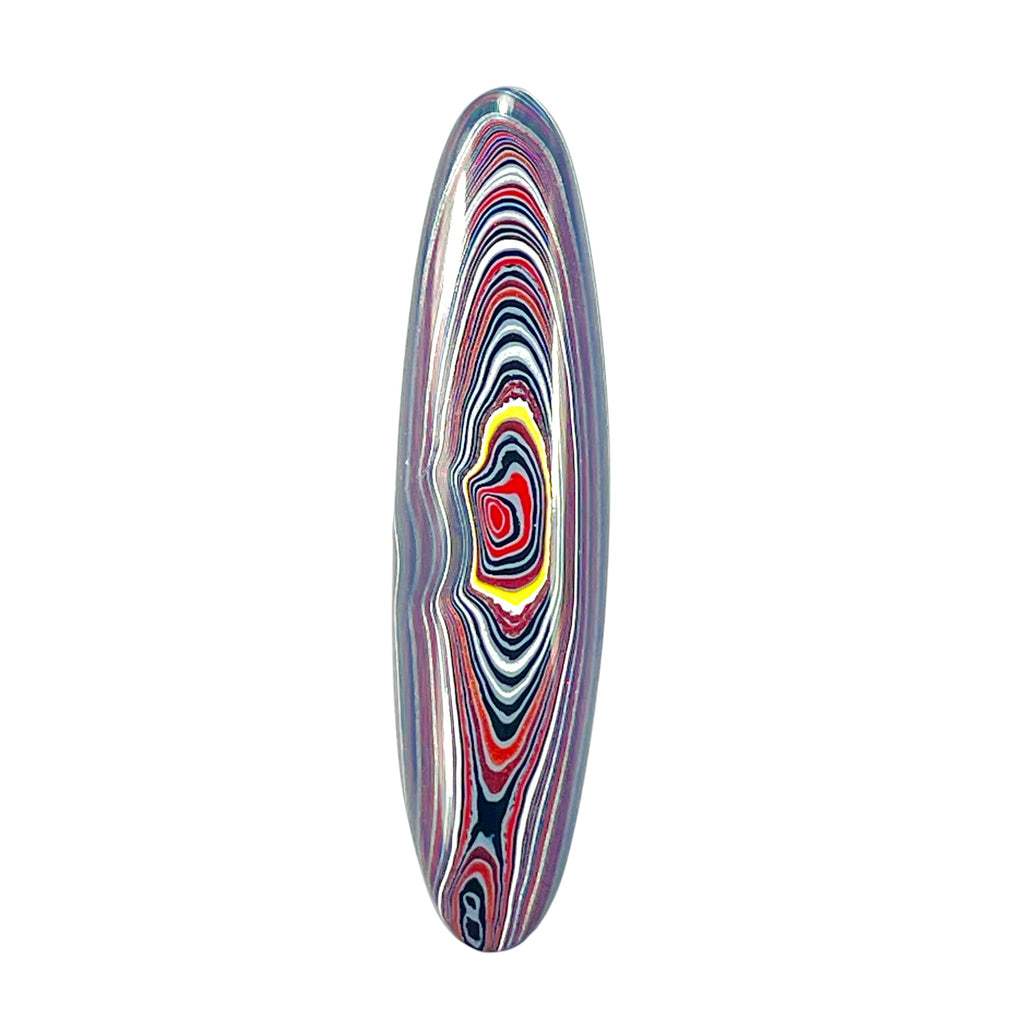 DVH Corvette Fordite Freeform Cabochon Bowling Green Ass. 40x10x3.5mm (6600) - DVHdesigns