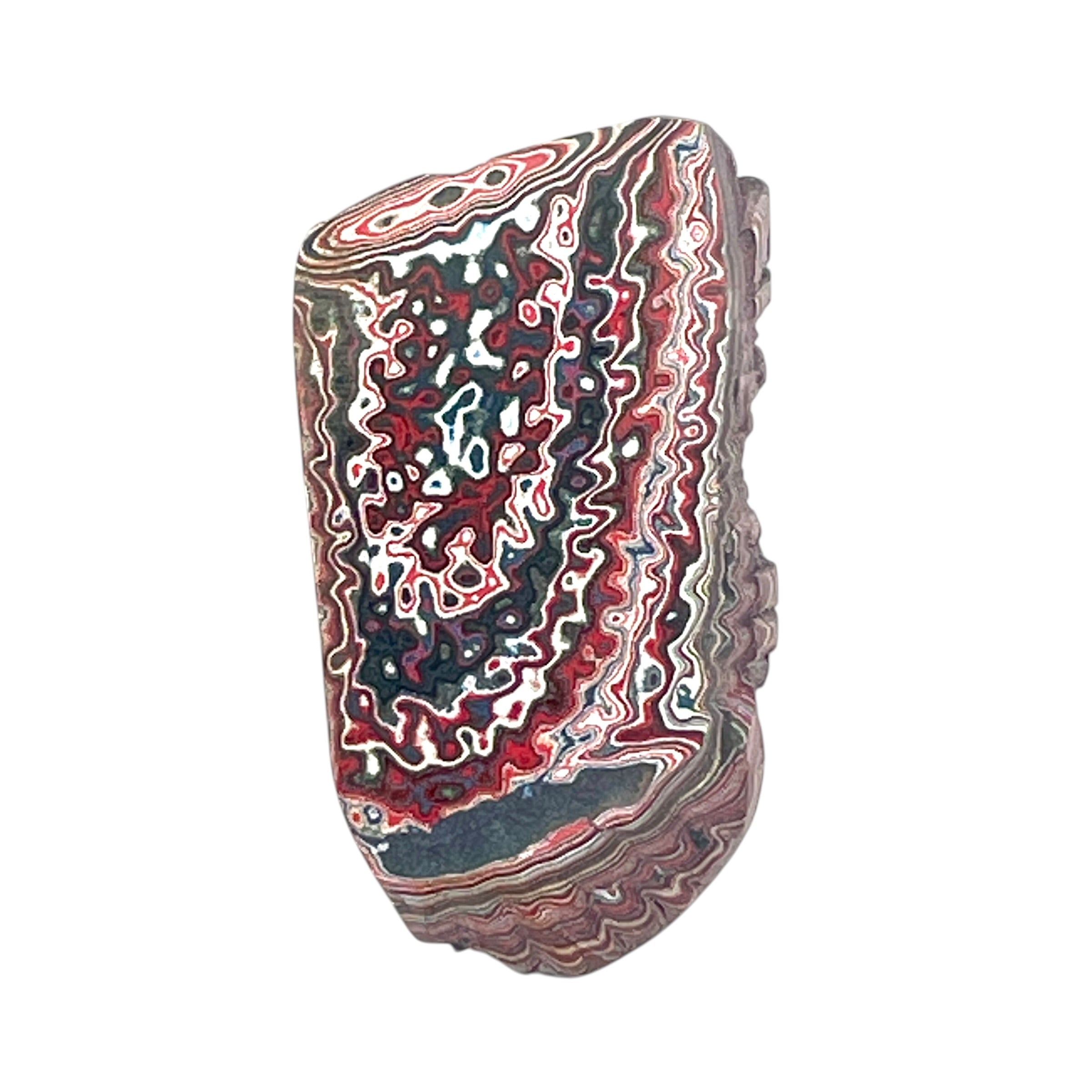 DVH 5g Corvette Dragon Scale Fordite Polished Face Specimen Bowling Green KY Ass. (6764)