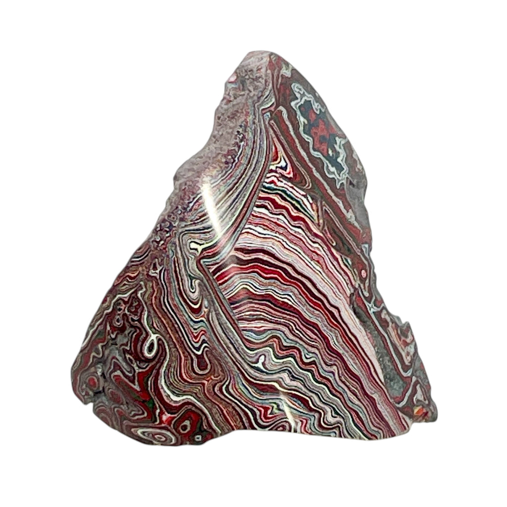 DVH 4.4g Corvette Fordite Polished Face Specimen Bowling Green KY Ass. (7001)