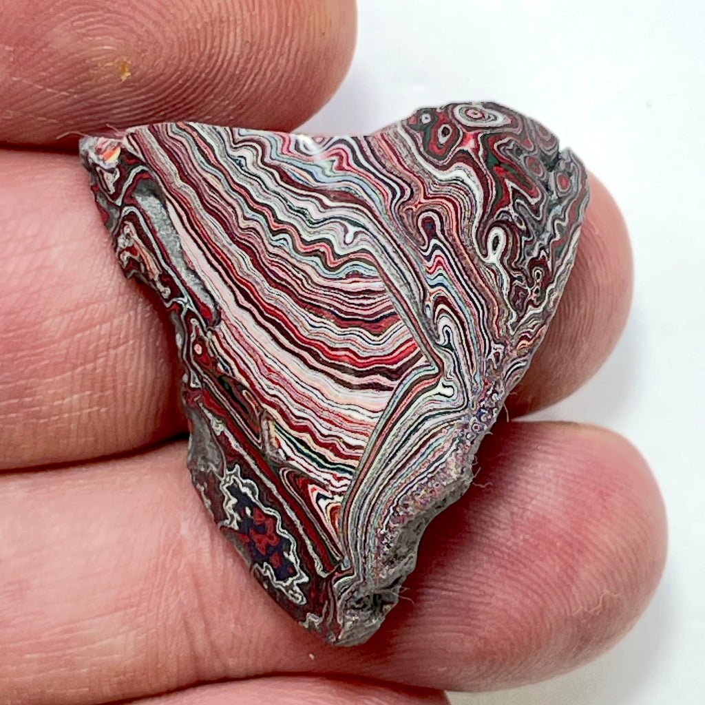 DVH 4.4g Corvette Fordite Polished Face Specimen Bowling Green KY Ass. (7001)