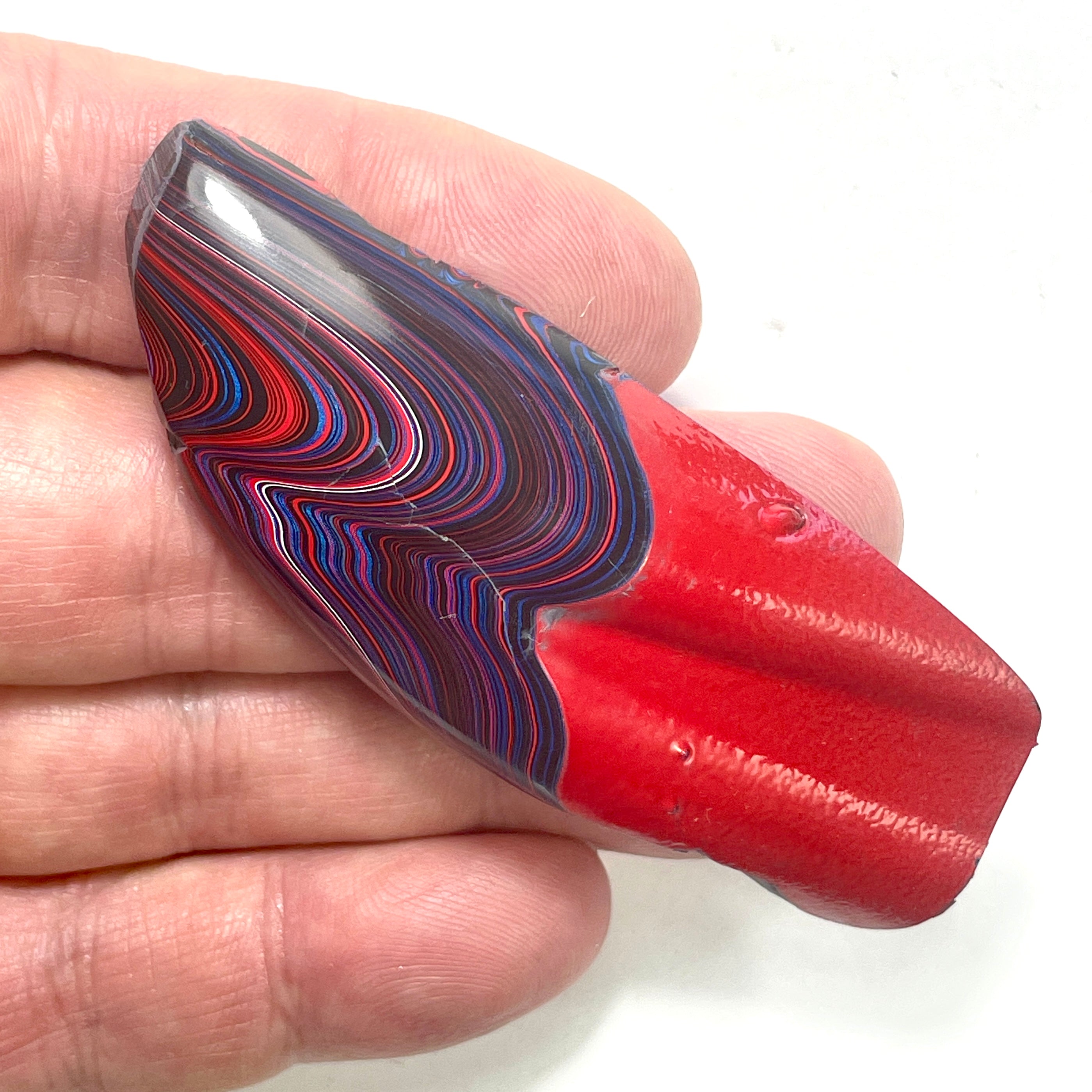 DVH 14g JpGldtr Fordite Polished Face Specimen Toledo Assembly (6585) - DVHdesigns