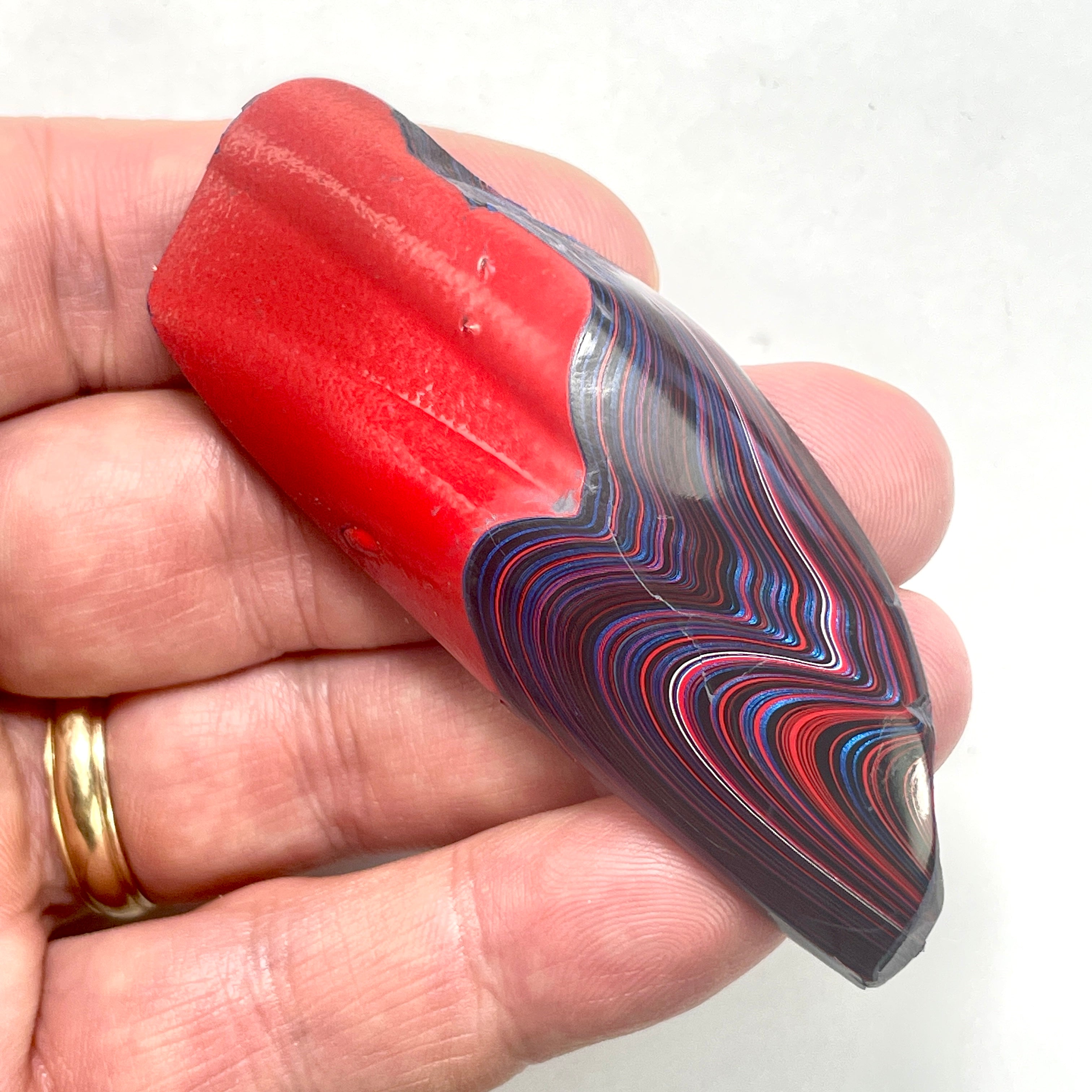 DVH 14g JpGldtr Fordite Polished Face Specimen Toledo Assembly (6585) - DVHdesigns