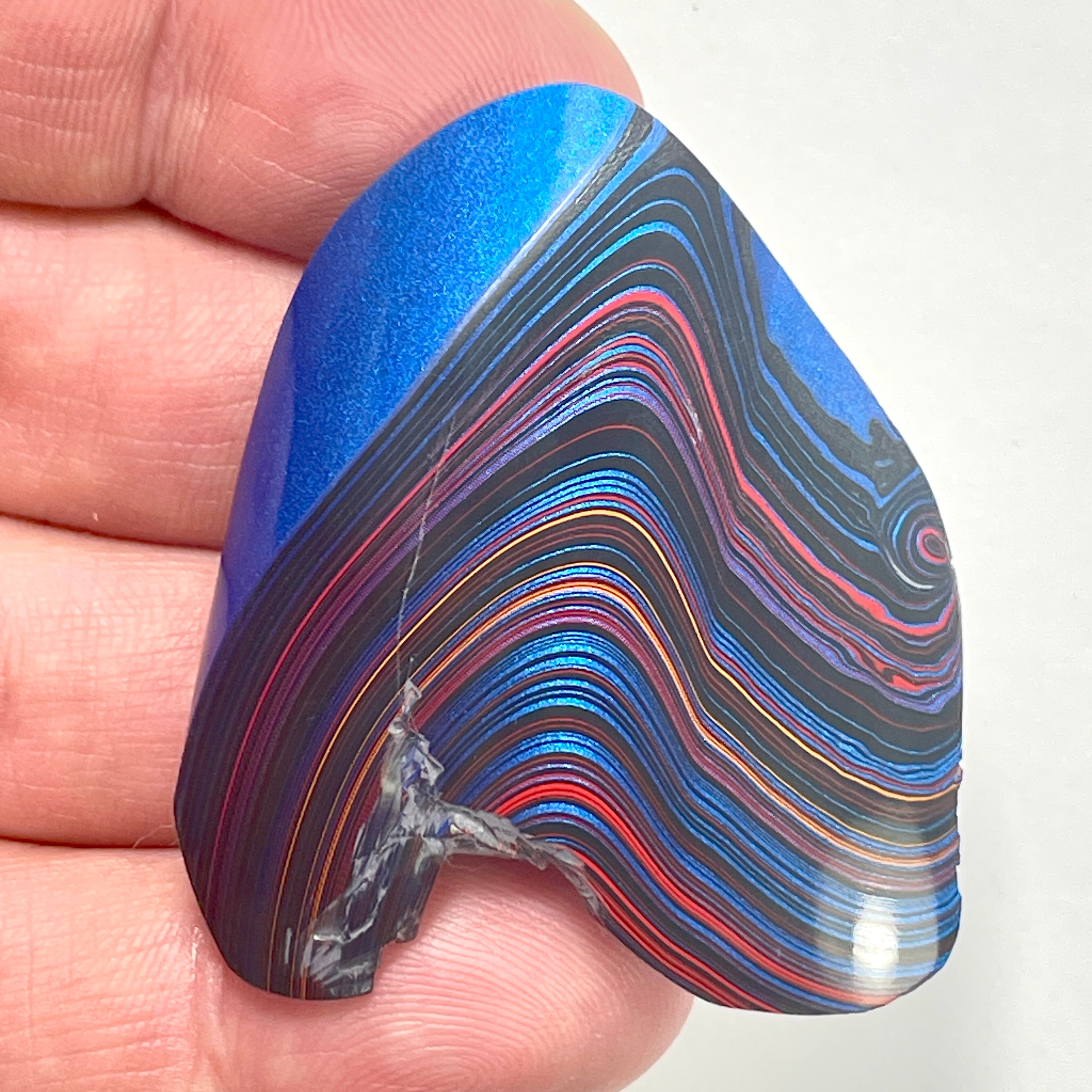 DVH 9g JpGldtr Fordite Polished Face Specimen Toledo Assembly (6588) - DVHdesigns
