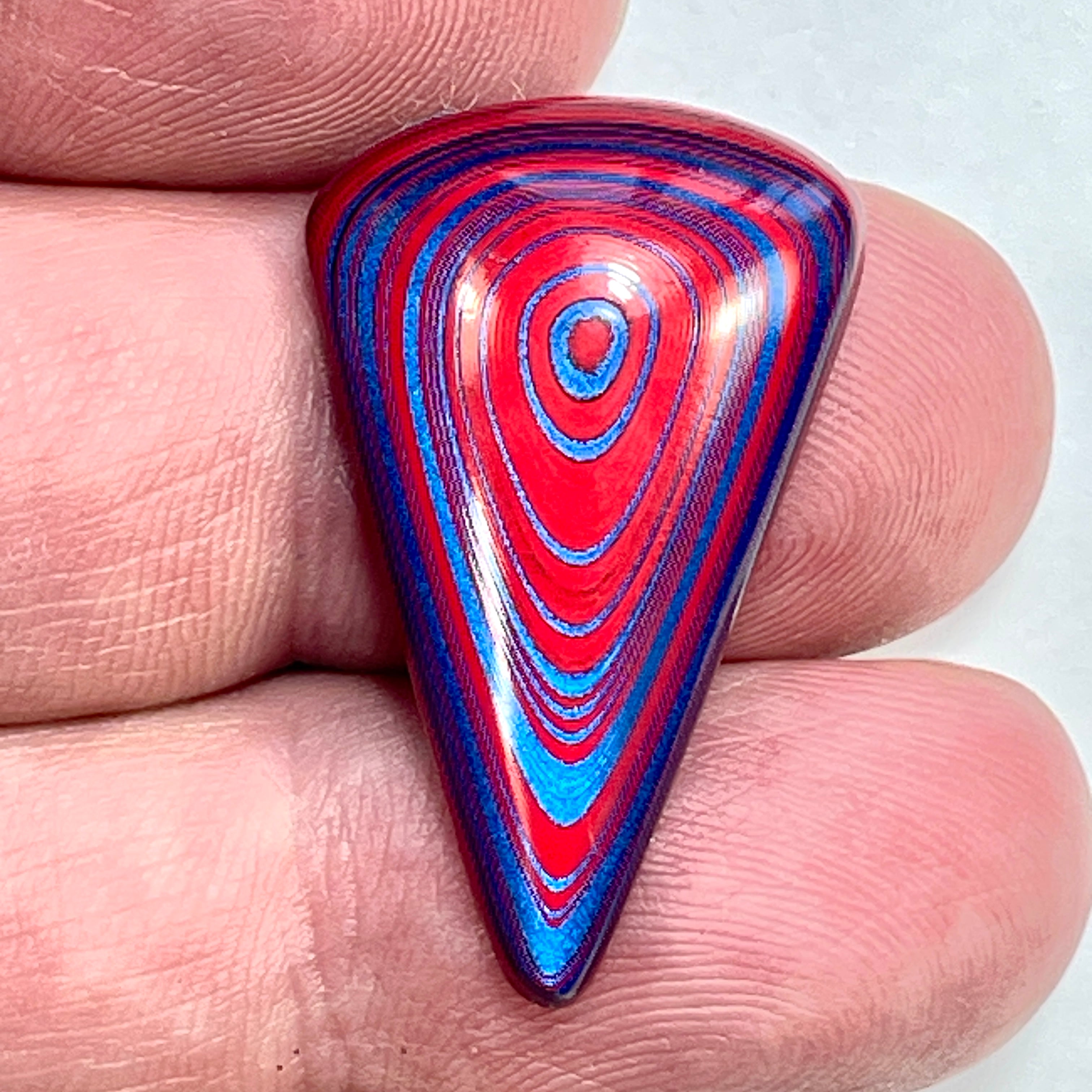 DVH JpGldtr Fordite Freeform Cabochon Toledo Assembly 32x20x6mm (6594) - DVHdesigns