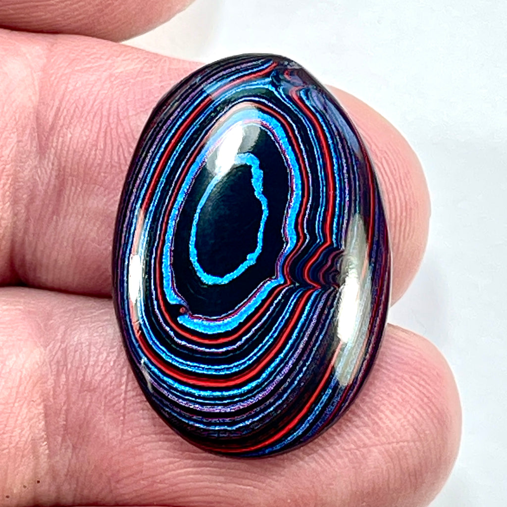 DVH JpGldtr Fordite Freeform Cabochon Toledo Assembly 27x19x4mm (6595) - DVHdesigns