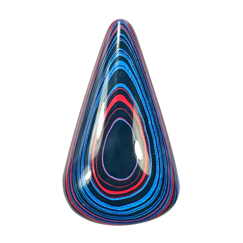 DVH JpGldtr Fordite Freeform Cabochon Toledo Assembly 39x22x6mm (6596) - DVHdesigns