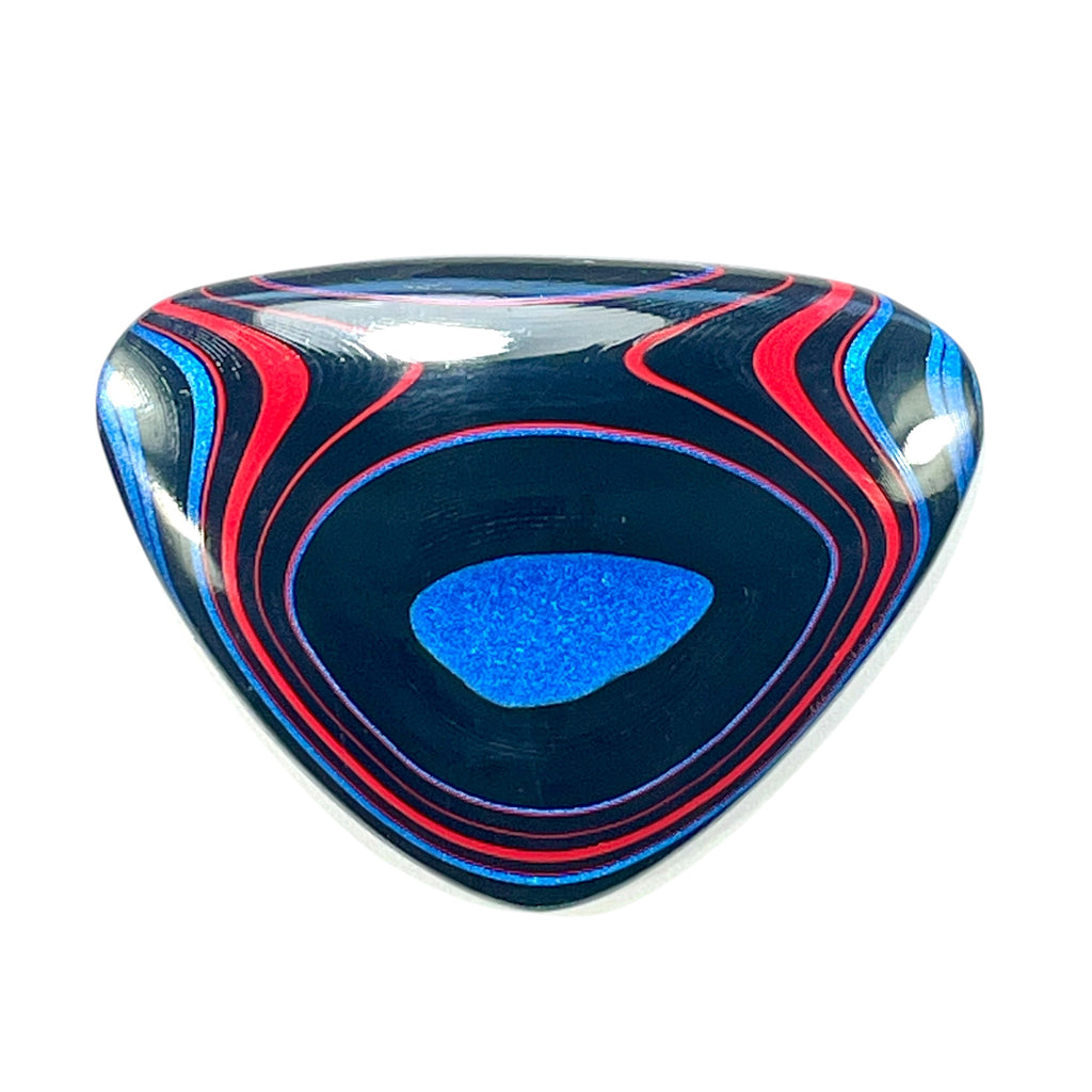 DVH JpGldtr Fordite Freeform Cabochon Toledo Assembly 33x25x4mm (6597) - DVHdesigns