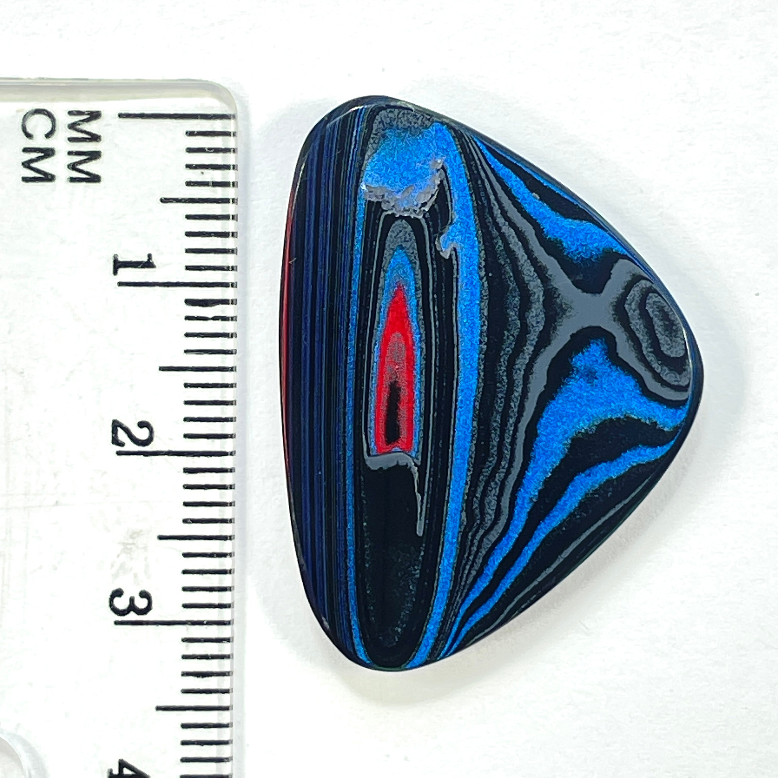 DVH JpGldtr Fordite Freeform Cabochon Toledo Assembly 33x25x4mm (6597) - DVHdesigns