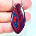 DVH JpGldtr Fordite Bead Pendant Toledo Assembly 43x21x11mm (6598) - DVHdesigns