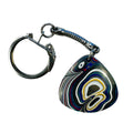 DVH Genuine Jeep Fordite Keychain Toledo Assembly 28x29x6mm (6946)