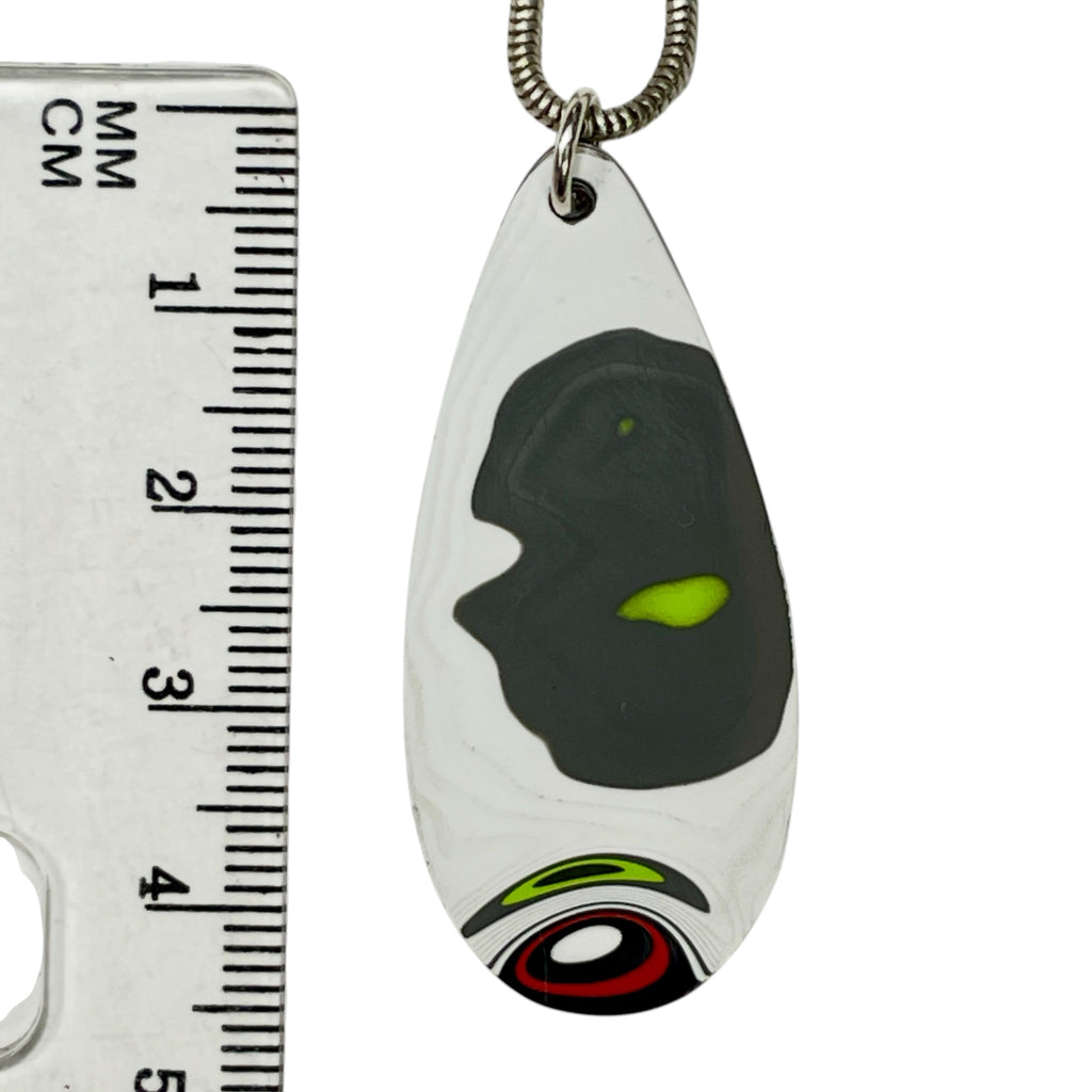 DVH Genuine Jeep Fordite Pendant Toledo Assembly 43x20x3mm (6992)