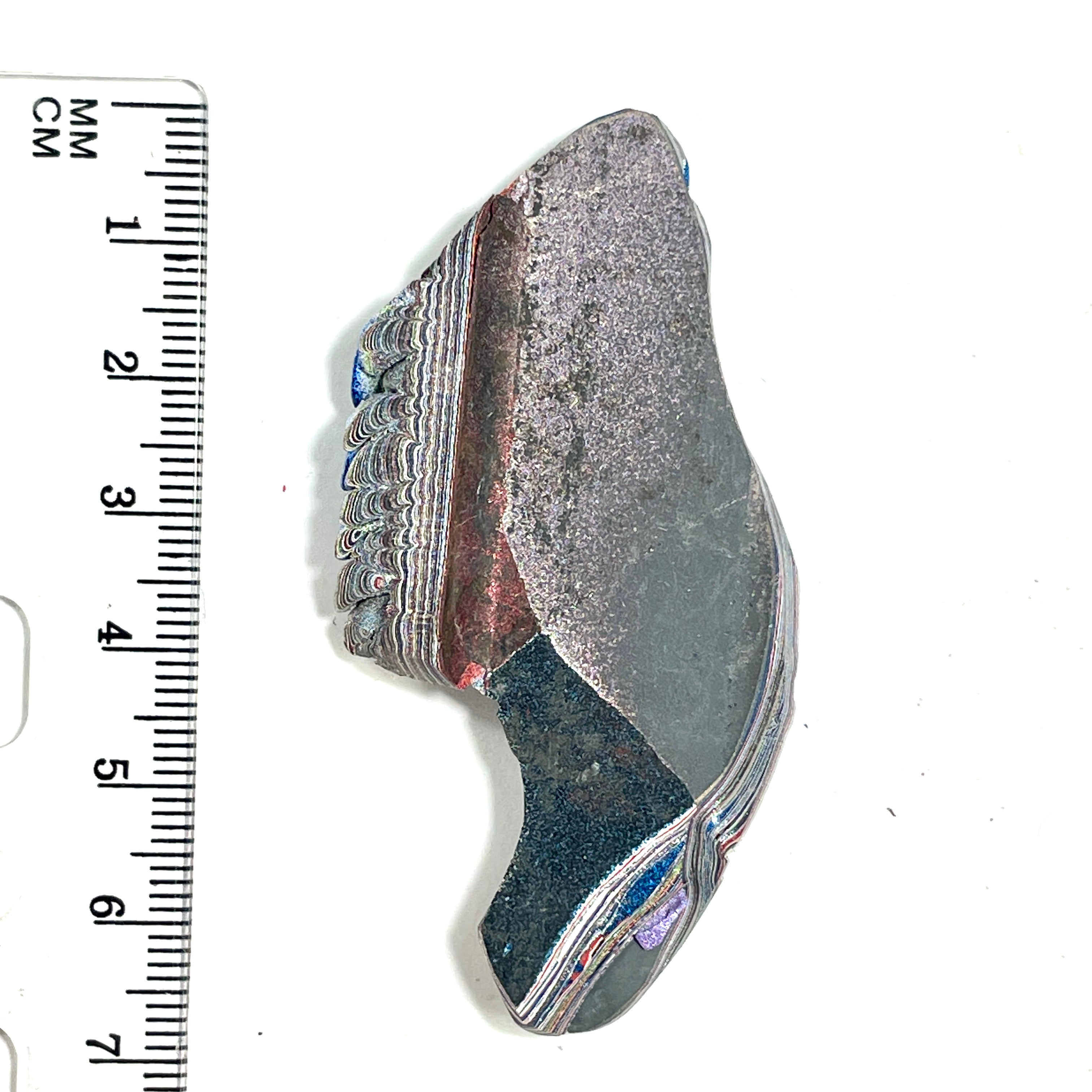 DVH Kenworth Truck Fordite Polished Face Specimen Chillicothe Ohio Ass. (6559) - DVHdesigns