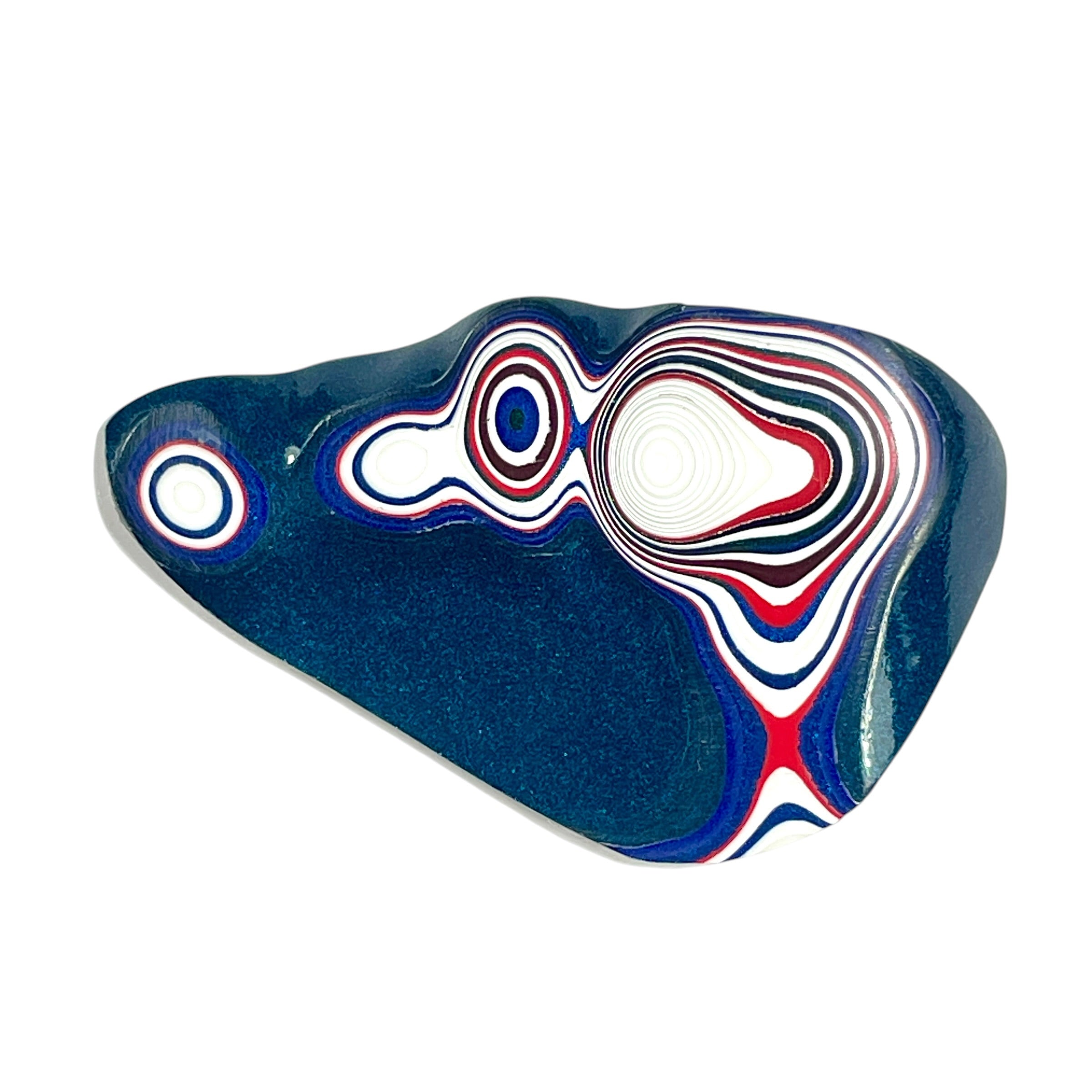 DVH Kenworth Truck Fordite Polished Face Specimen Chillicothe Ohio Ass. (6560) - DVHdesigns