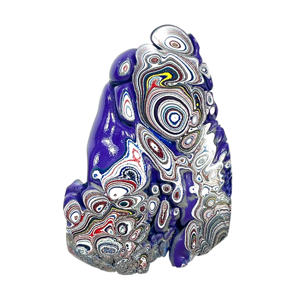 DVH Kenworth Truck Fordite Polished Face Specimen Chillicothe Ohio Ass. (6561) - DVHdesigns