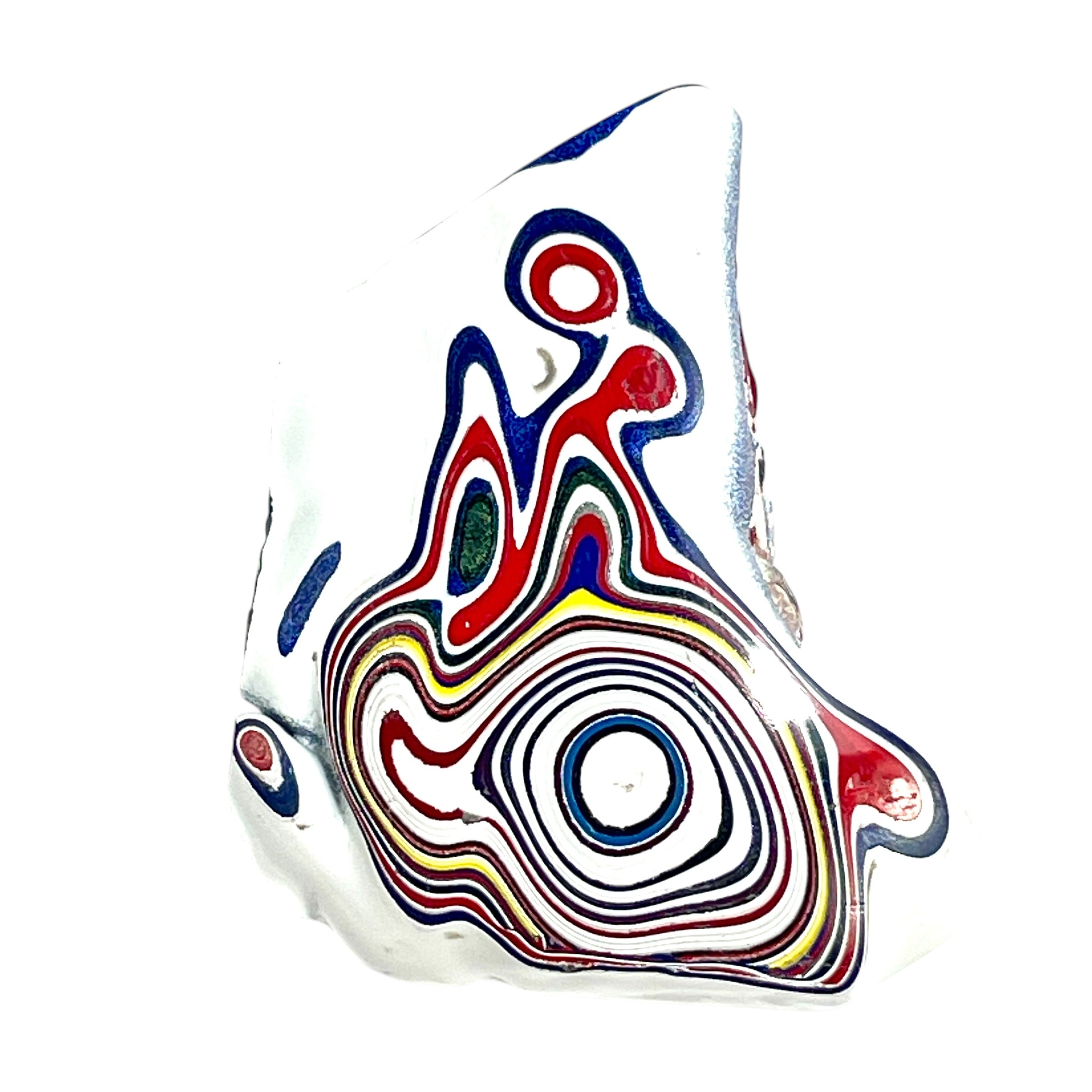 DVH Kenworth Truck Fordite Polished Face Specimen Chillicothe Ohio Ass. (6564) - DVHdesigns