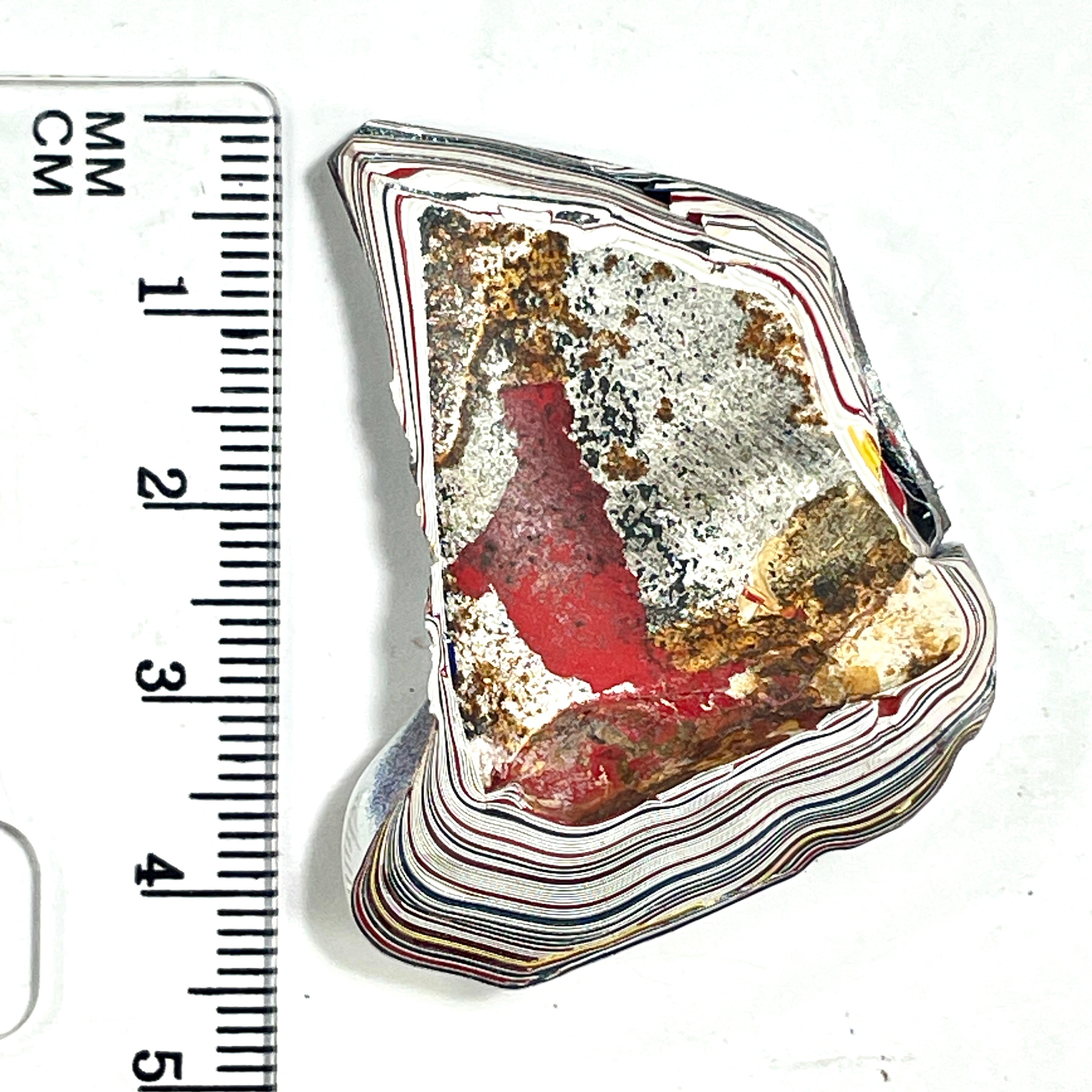 DVH Kenworth Truck Fordite Polished Face Specimen Chillicothe Ohio Ass. (6564) - DVHdesigns