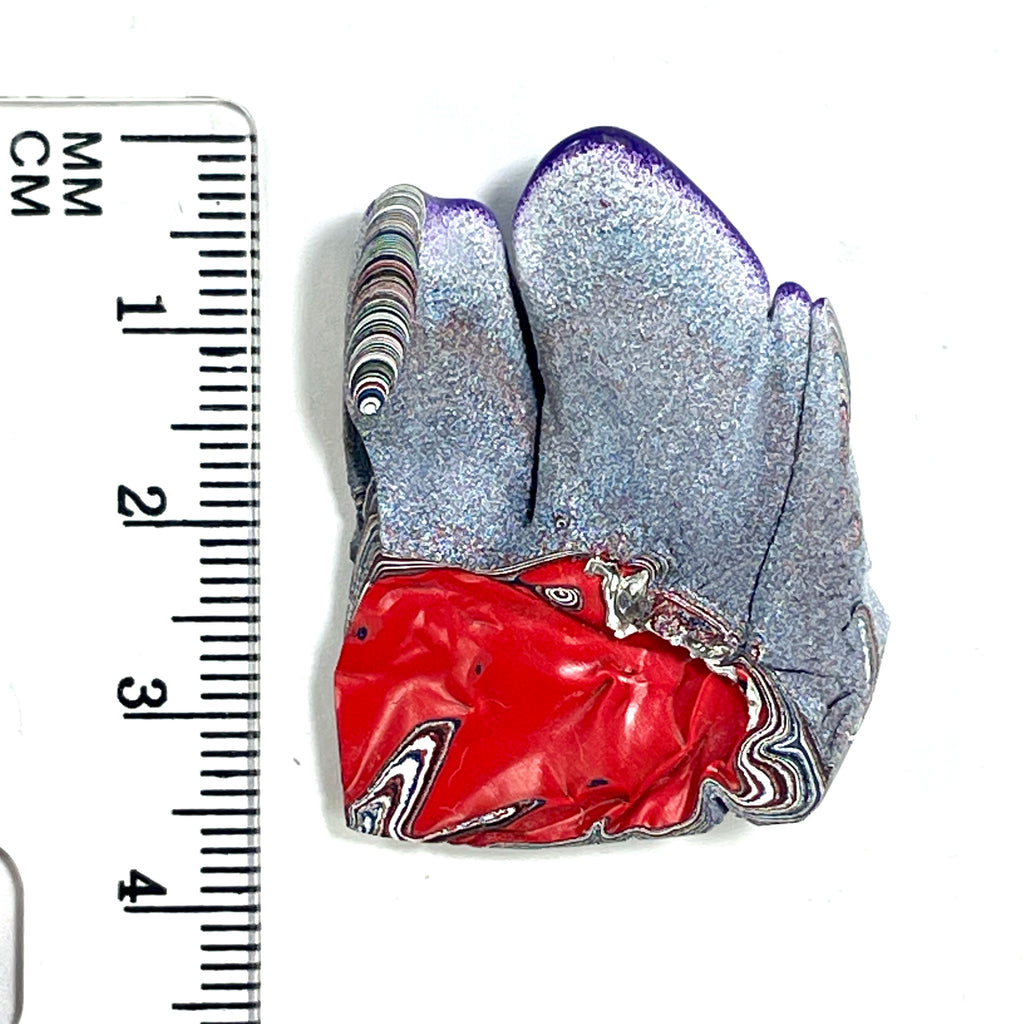 DVH Kenworth Truck Fordite Polished Face Specimen Chillicothe Ohio Ass. (6565) - DVHdesigns