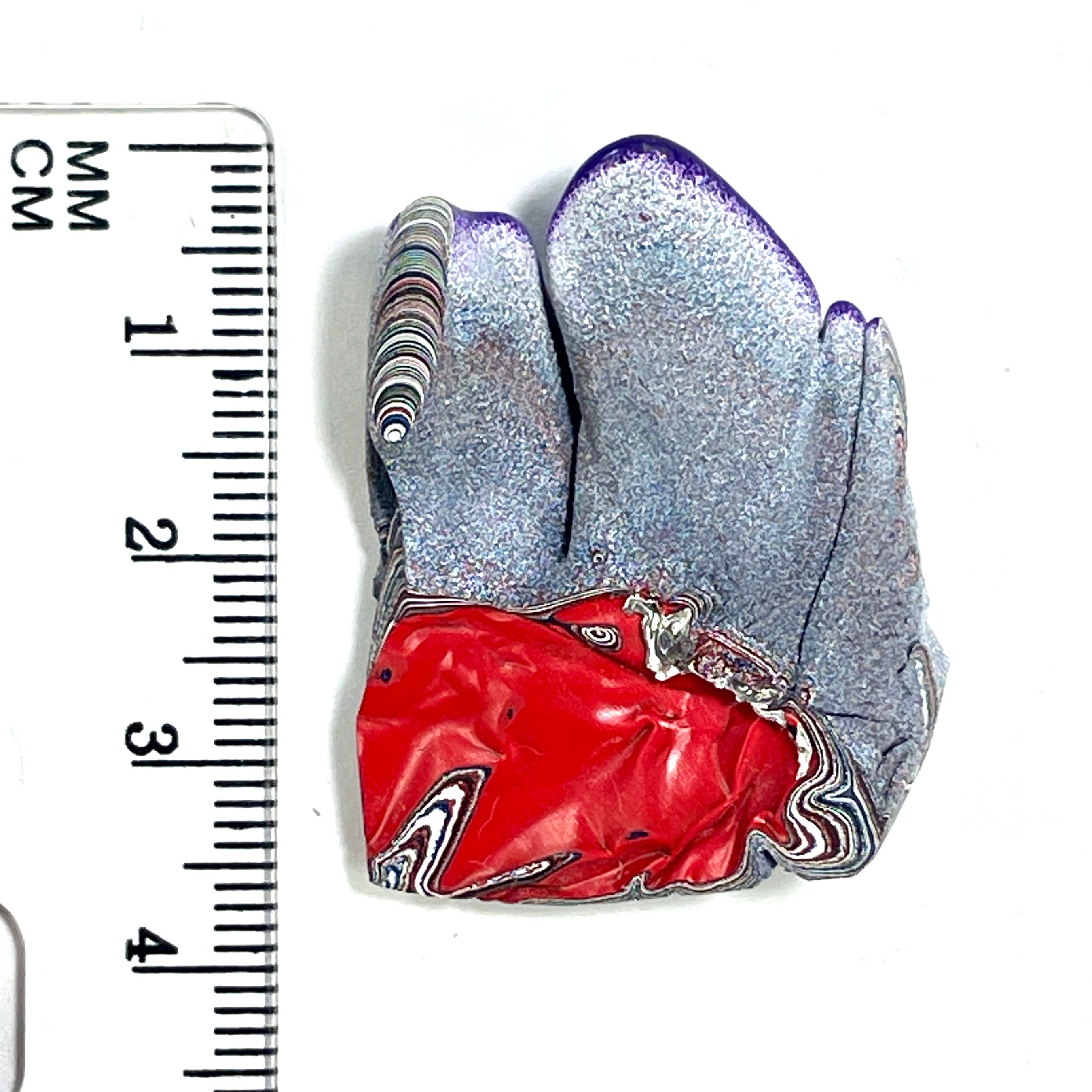 DVH Kenworth Truck Fordite Polished Face Specimen Chillicothe Ohio Ass. (6565) - DVHdesigns