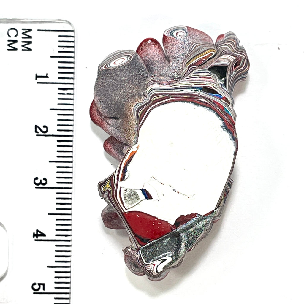 DVH Kenworth Truck Fordite Polished Face Specimen Chillicothe Ohio Ass. (6567) - DVHdesigns