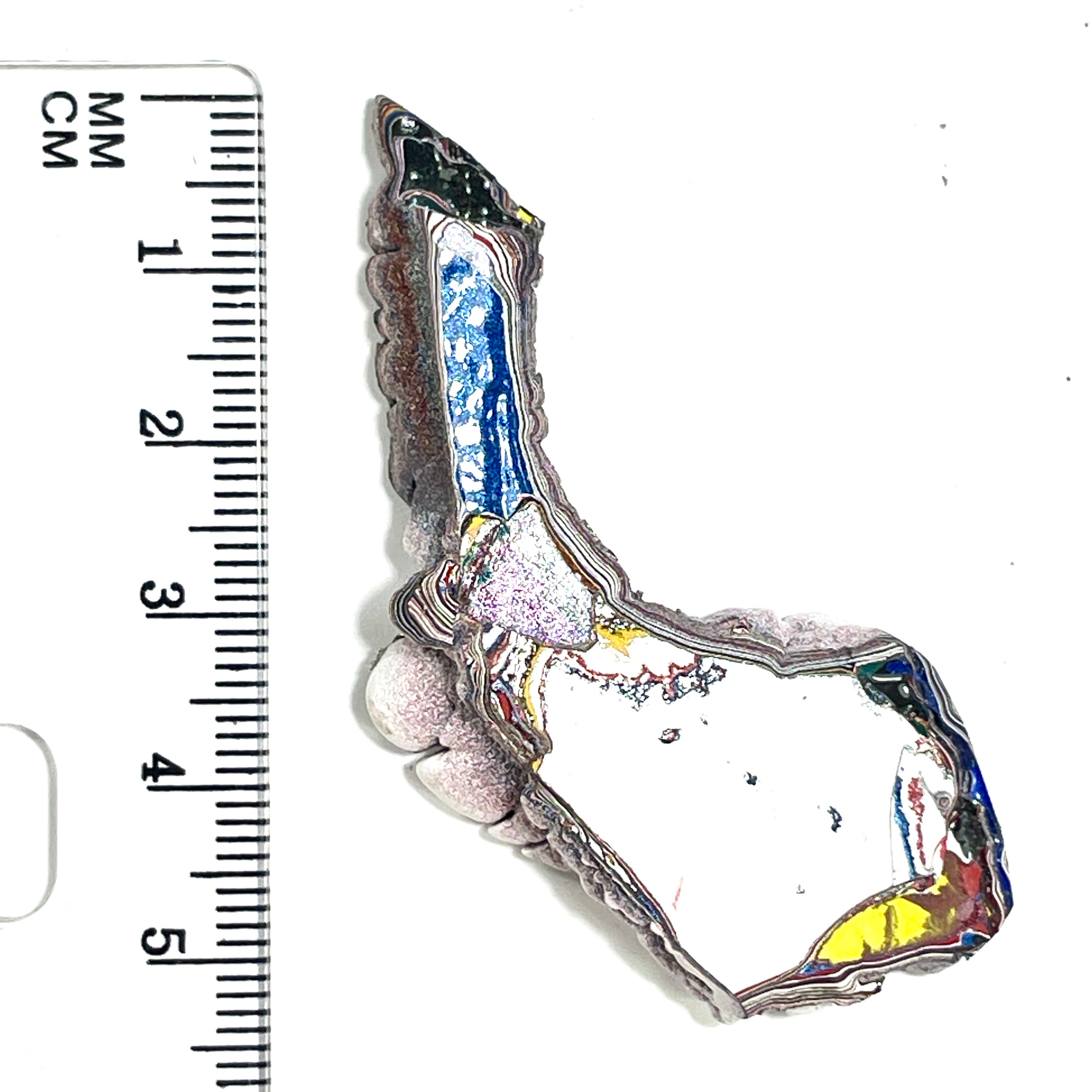 DVH Kenworth Truck Fordite Polished Face Specimen Chillicothe Ohio Ass. (6569) - DVHdesigns