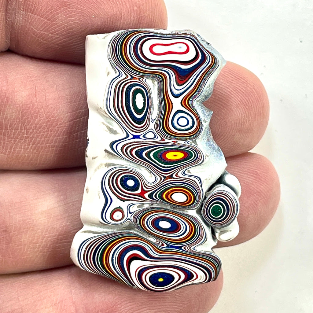 DVH Kenworth Truck Fordite Polished Face Specimen Chillicothe Ohio Ass. (6570) - DVHdesigns