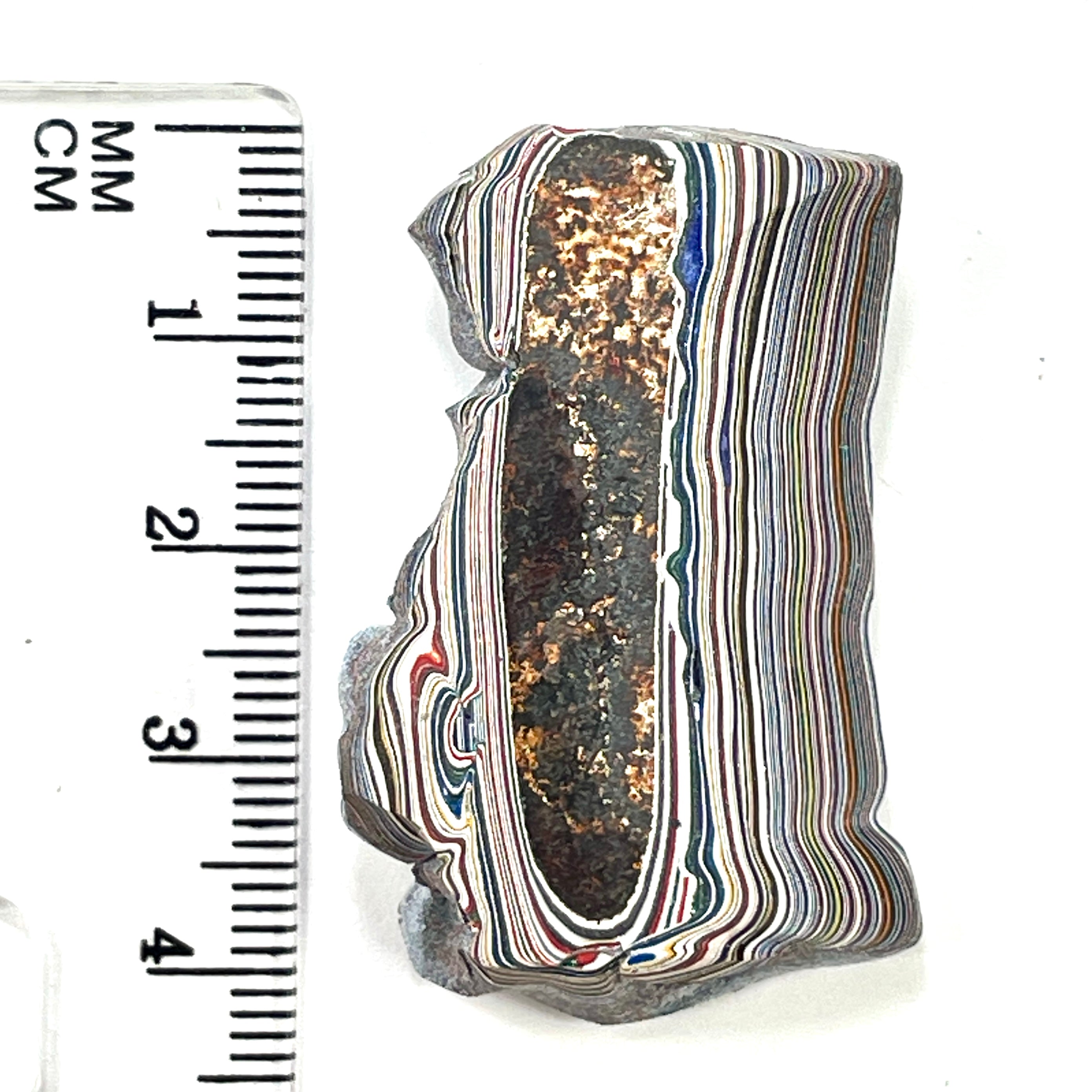 DVH Kenworth Truck Fordite Polished Face Specimen Chillicothe Ohio Ass. (6570) - DVHdesigns