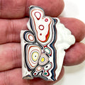 DVH Kenworth Truck Fordite Polished Face Specimen Chillicothe Ohio Ass. (6985)
