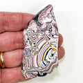 DVH Kenworth Truck Fordite Polished Face Specimen Chillicothe Ohio Ass. (6989)