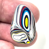 DVH Freightliner Fordite Cabochon Portland, OR Western Star 27x18x5mm (6031)