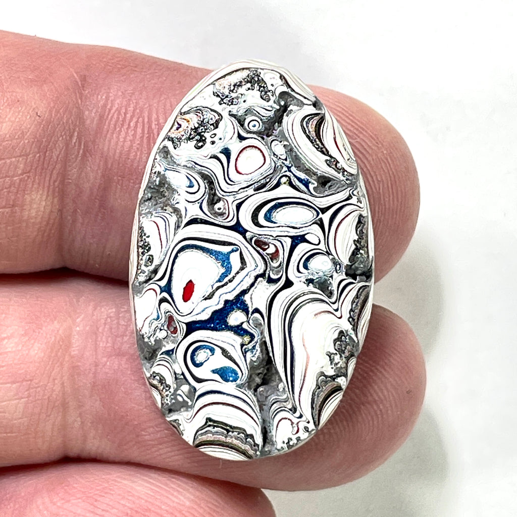DVH Freightliner Fordite Cabochon Portland, OR Western Star 31x19x6mm (6032)