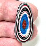 DVH Freightliner Fordite Cabochon Portland, OR Western Star 32x15x4mm (6033)