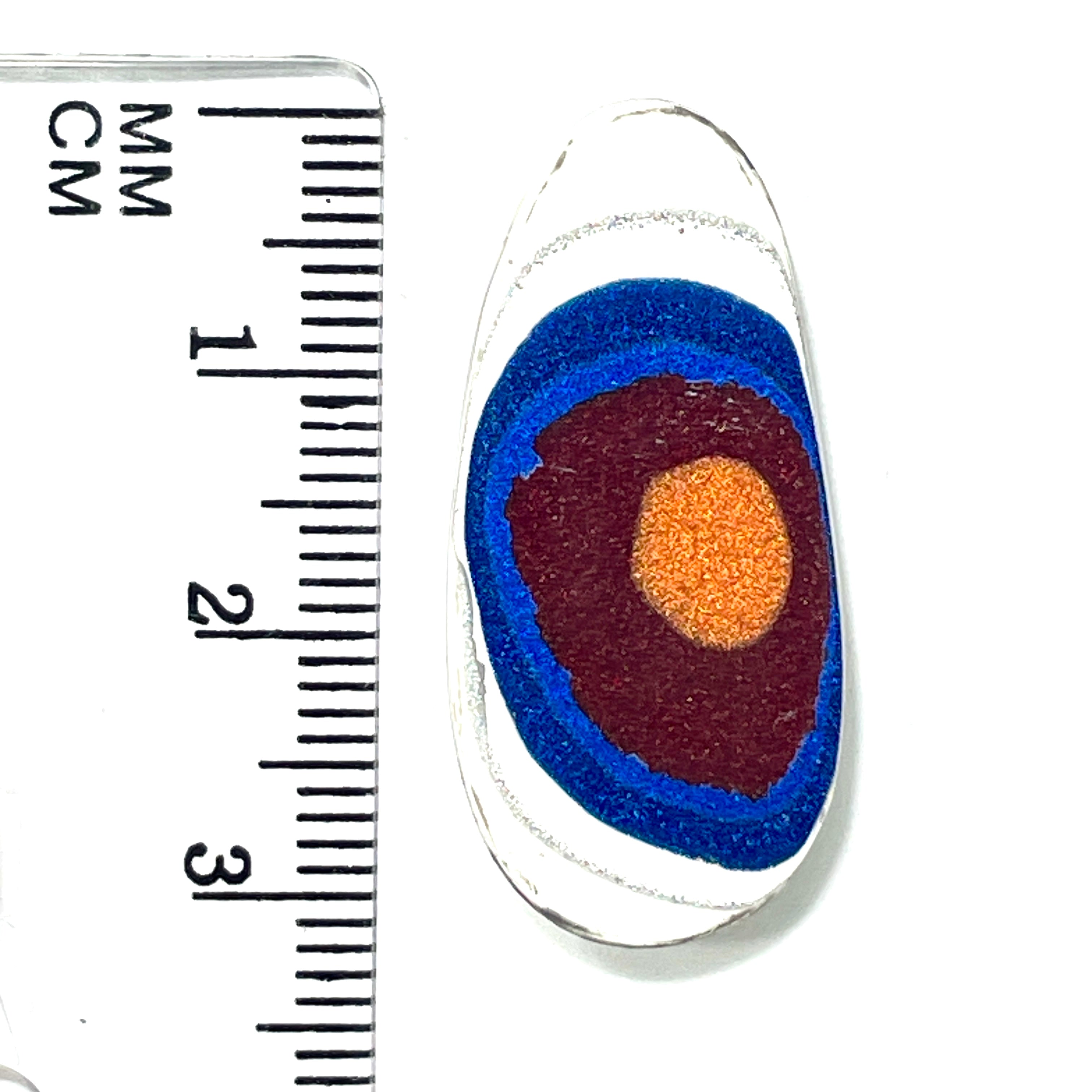 DVH Freightliner Fordite Cabochon Portland, OR Western Star 32x15x4mm (6033) - DVHdesigns