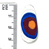 DVH Freightliner Fordite Cabochon Portland, OR Western Star 32x15x4mm (6033)