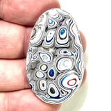 DVH Freightliner Fordite Cabochon Portland, OR Western Star 43x26x7mm (6034)