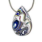 DVH Freightliner Fordite Bead Pendant Portland, OR Western Star 36x24x11mm (6036)
